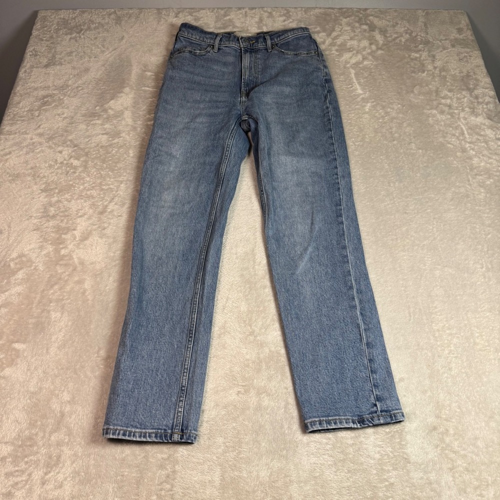 Everlane Womens The Original Cheeky Jean Blue Organic Cotton 25 Crop Inseam 27